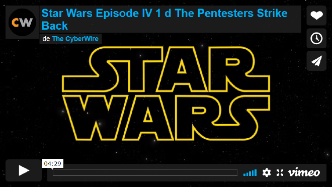 Capture d'écran du lecteur Vimeo